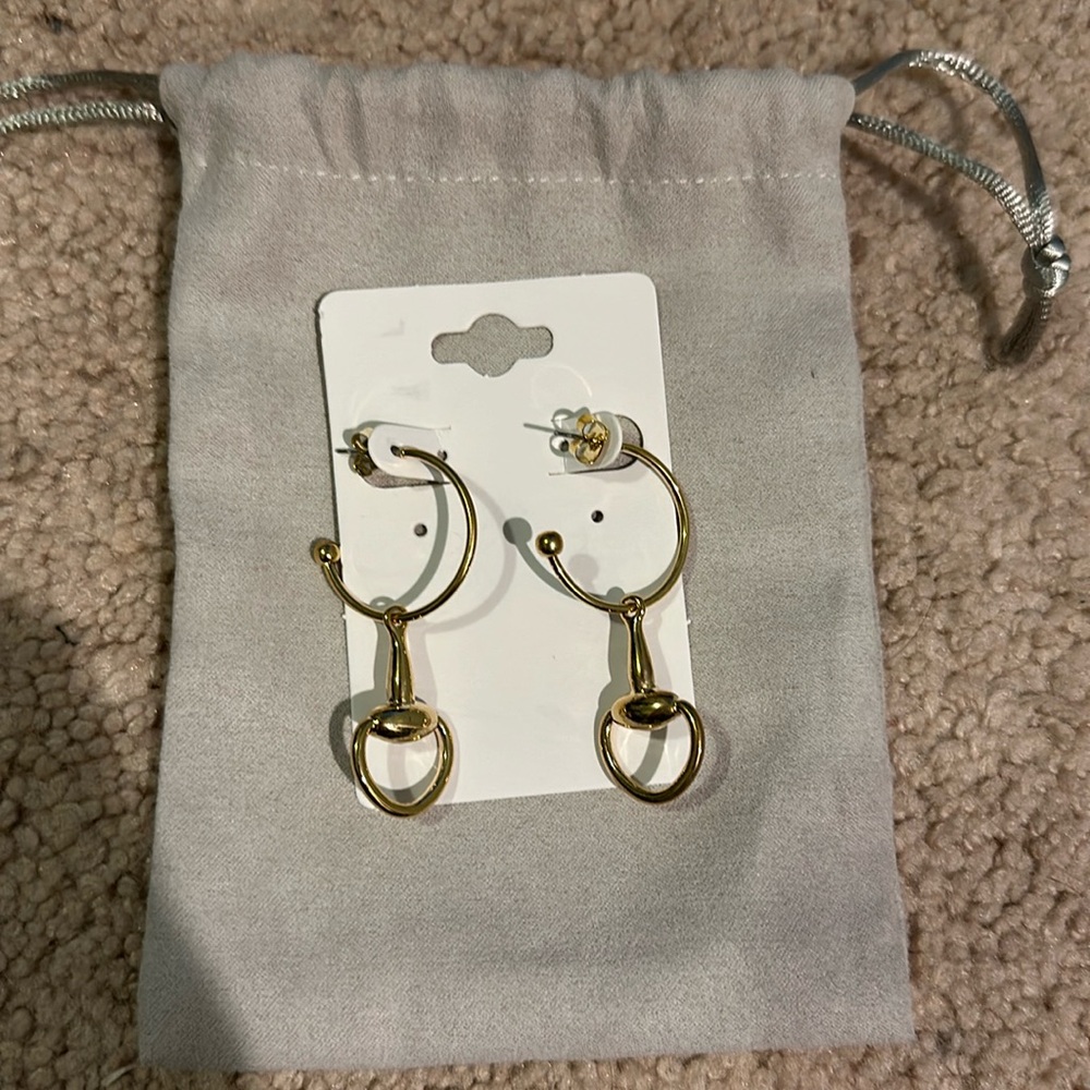 NEW Horse bit earrings